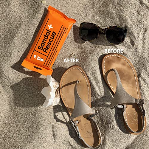 Boot Rescue SandalRescue All-Natural Sandal Cleaning Wipes | Re-sealable Pack of 15 Wipes | Remove Dirt & Oil Footprints from Footbeds & Clean Sandals All Over | Genuine & Vegan Leather, Suede - Image 2