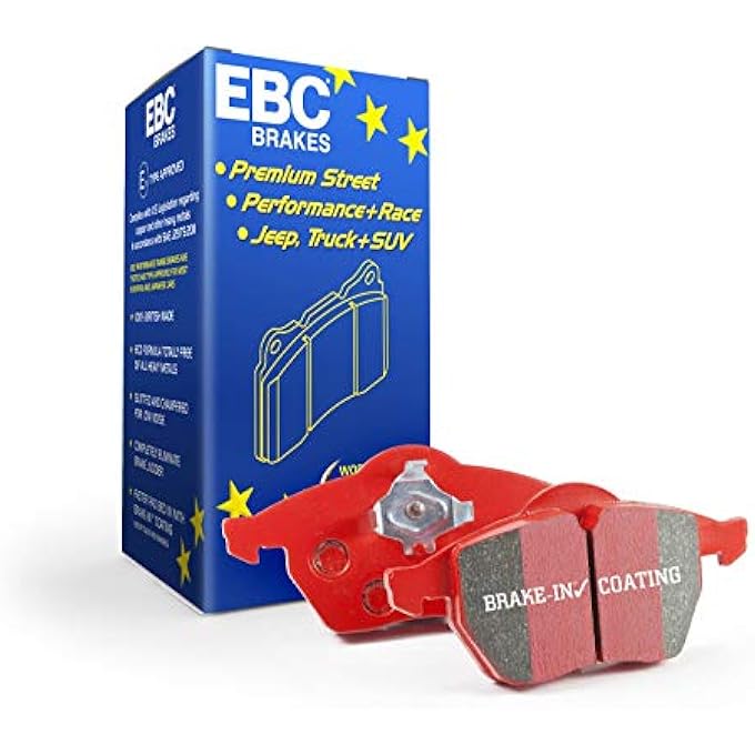 اي بي سي_بريكس مجموعة فرامل رياضية من سلسلة EBC Redstuff 3000 DP31724C لتناسب LANCIADODGE USACHRYSLERCHRYSLER USADODGE - Image 1