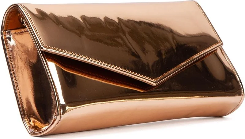 Bahels Women's Evening Dress Mirrored Rose Mini Box Portfolio Hand Shoulder Bag