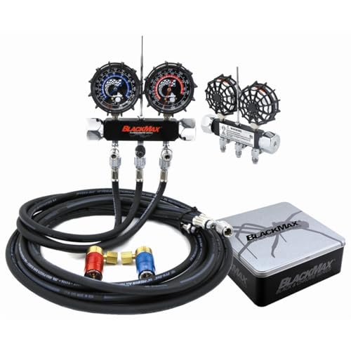 CPS MAID8QZ Blackmax Chrome Manifold Gauge Set with Collector's Tin - Image 1