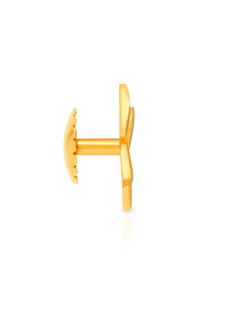 Malabar Gold and Diamonds 22k 916 Purity Malabar Gold Earring DZER384Y - Image 2