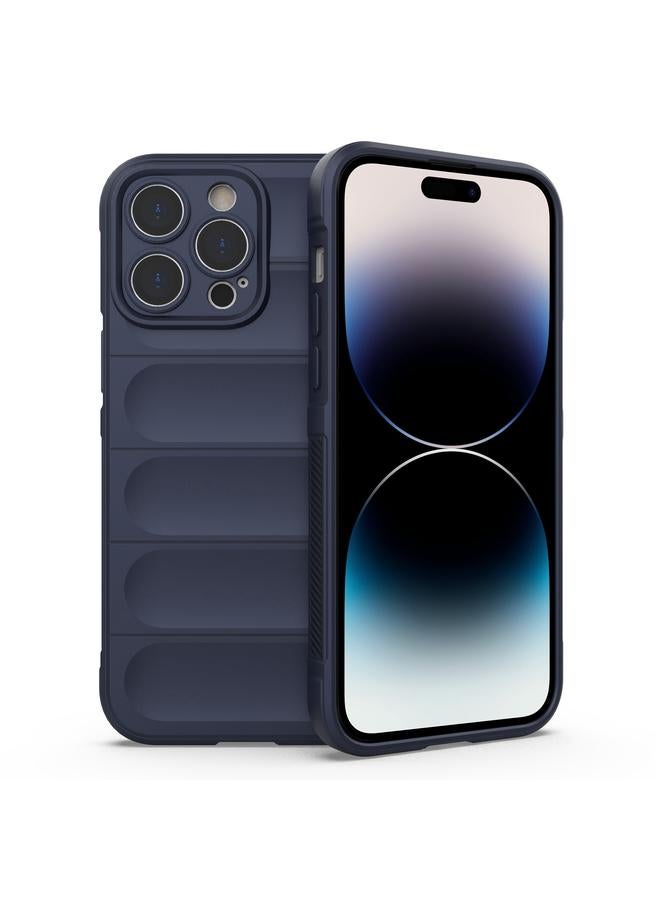 اس-توب جراب لهاتف iPhone 14 Pro مصنوع من مادة TPU السحرية + جراب من الفلانيل - Image 1