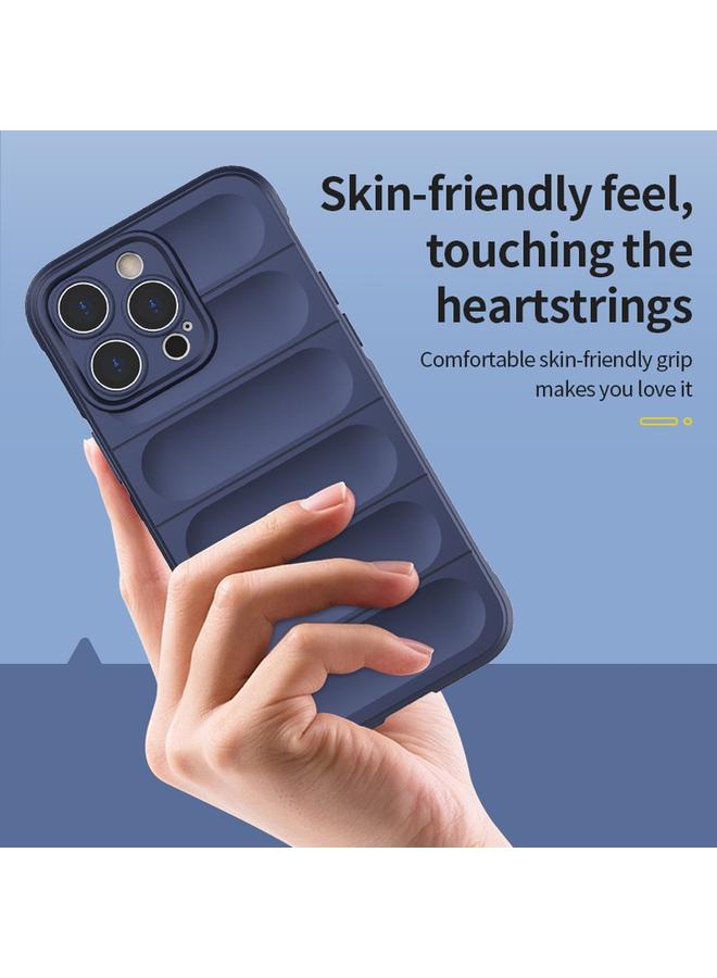 اس-توب جراب لهاتف iPhone 14 Pro مصنوع من مادة TPU السحرية + جراب من الفلانيل - Image 3