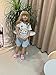 KOKOMANDY 39 Inch Realistic Toddler Reborn Doll Huge Size Reborn Baby Dolls Full Body Hard Vinyl Looks Real Life Beautifull Blonde Hair Collectble Doll Standing Girl for Adults - Image 4