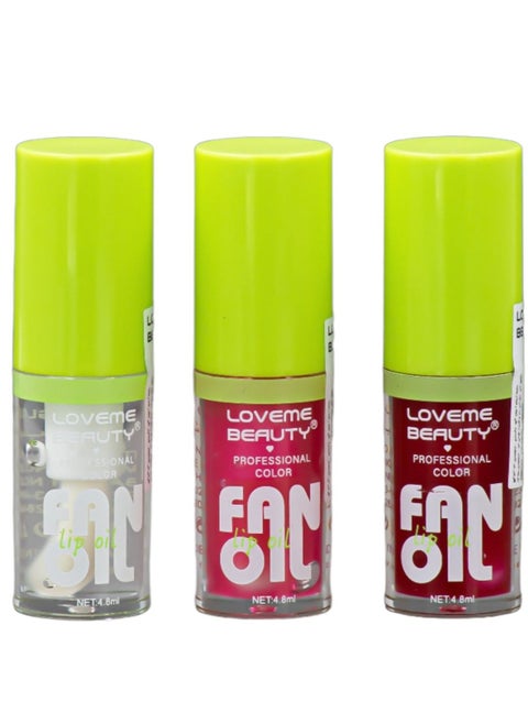 3PCS PROFESSIONAL COLORFAN OIL