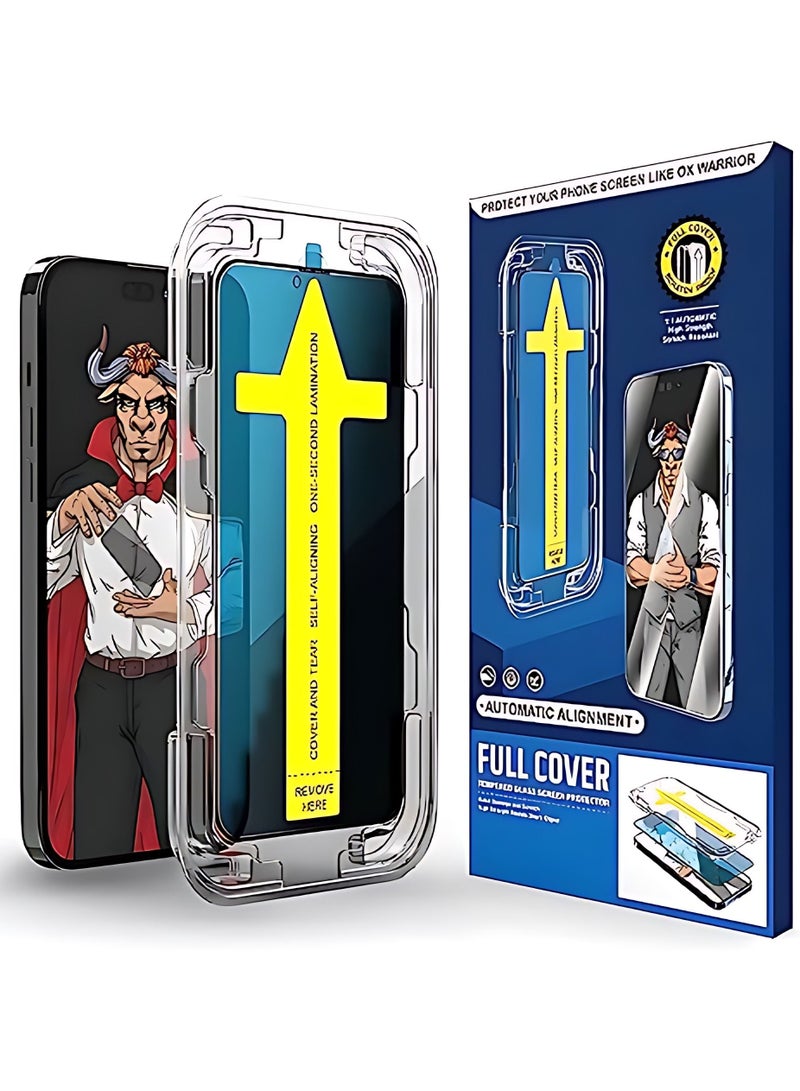 AJYAL [HD] iPhone 14 Plus/ 13 Pro Max Screen Protector [Premium Tempered Glass] with Alignment Frame Easykit, Tempered Glass HD Clear, Anti-Scratch, Anti-Fingerprint iPhone 14 Plus/13 Pro Max - Image 2