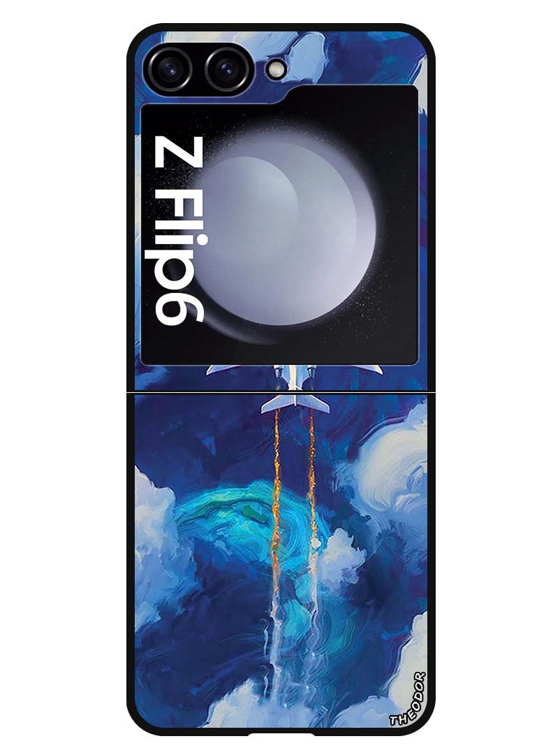 Theodor Protective Case Anti Scratch Shock Proof Bumper Cover For Samsung Galaxy Z Flip 6 Flight - Image 1