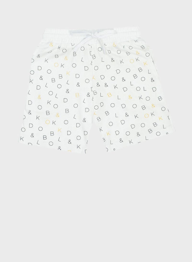 BOLD&KO Kids Aop Signature Shorts - Image 1