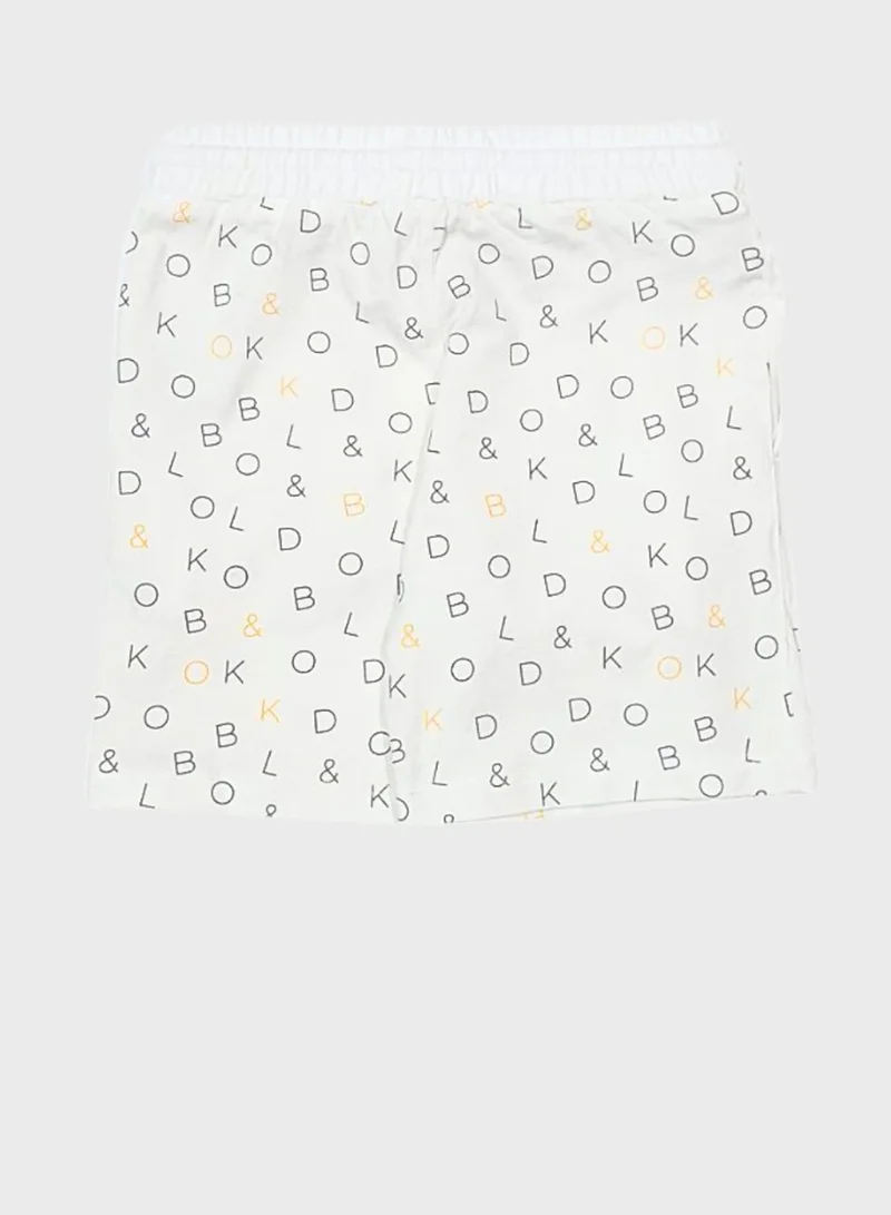 بولد اند كو شورت أطفال بتوقيع