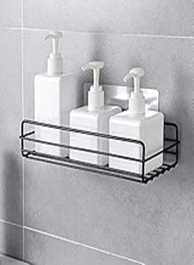 ZURATO ZURATO Punch-Free Multipurpose Kitchen Bathroom Storage Shelf Wall Holder Storage Rack Bathroom Rack Organizer Storage Box with Strong Magic Sticker Shower Caddies Kitchen Rack Storage Rack 
