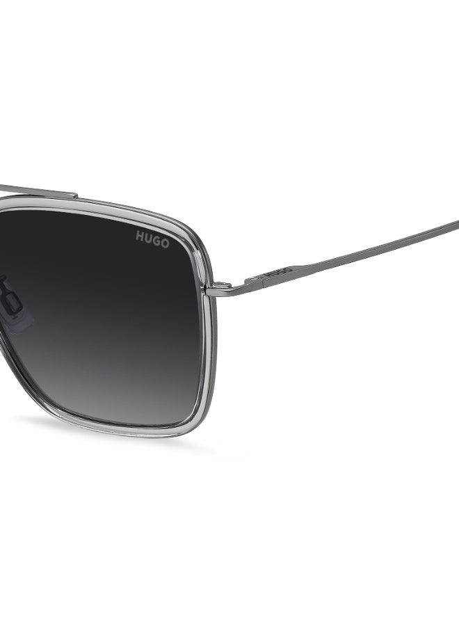 HUGO HG 1404/G/S Sunglasses Grey Rectangular - Image 5