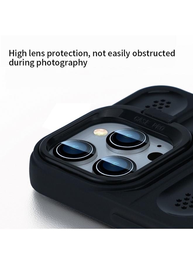 اس-توب حافظة لهاتف iPhone 15 مزودة بحامل غير مرئي مع تبريد - Image 5