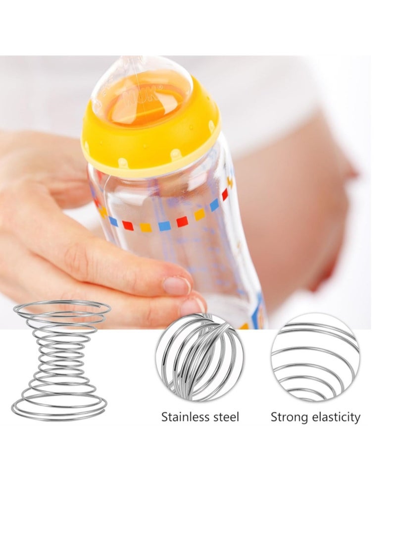 KASTWAVE - Smoothie Blender 10Pack Stainless Steel Shaker Balls Formula Mixers Whisk Ball Protein Mixing Ball Replacement Shaker Bottle Balls for Drinking Bottle Cup Silver - Image 1