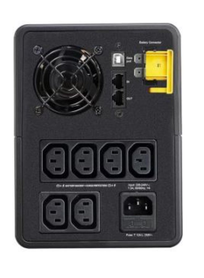 اي بي سي أيه بي سي باك-أب إس 1600 فولت أمبير، برج، 230 فولت، 6 منافذ IEC C13، مزود بمثبت الجهد التلقائي (AVR)، حماية من الارتفاع المفاجئ للتيار، بطارية احتياطية، شاشة LCD – BX1600MI - Image 2