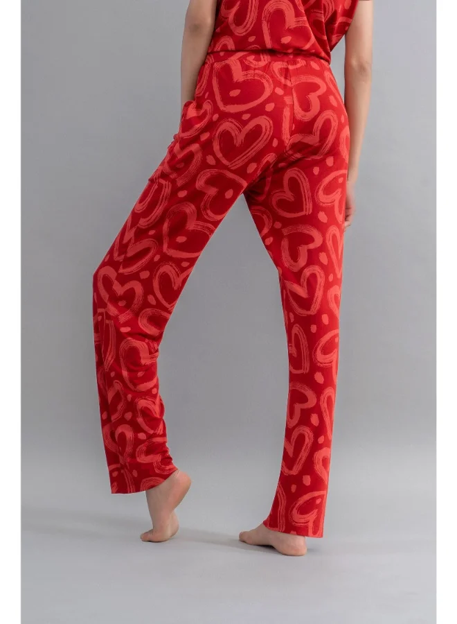 NeceSera Lovestruck Hearts Red Pajamas