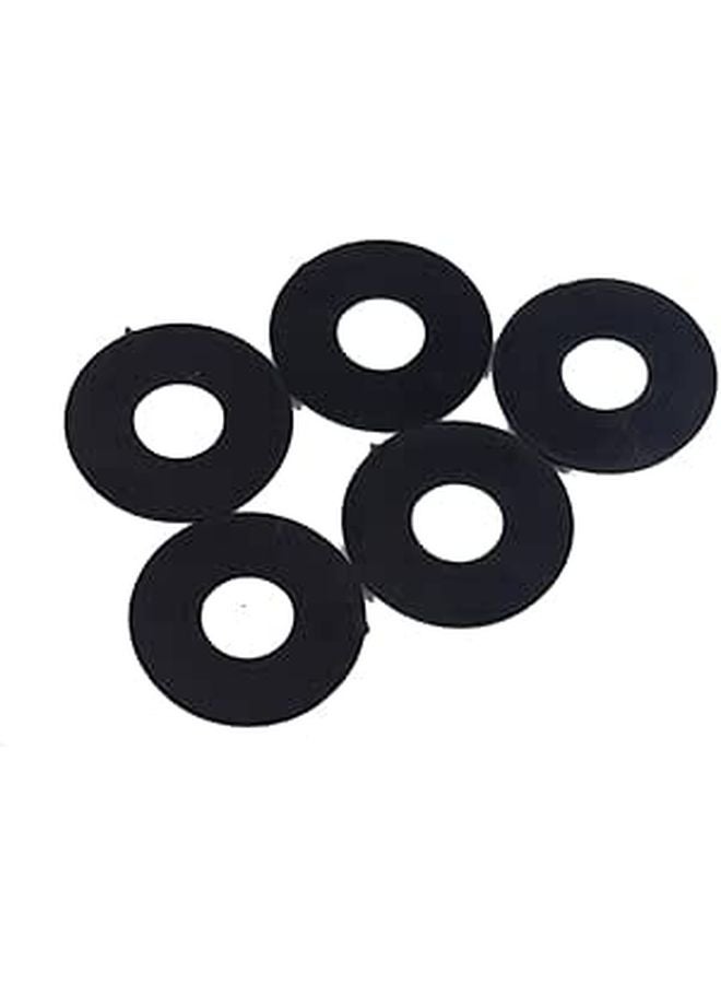5 Pack Black Rhythm Treble Washer Rings for Electric Guitar Toggle Plate Accessories - Image 1