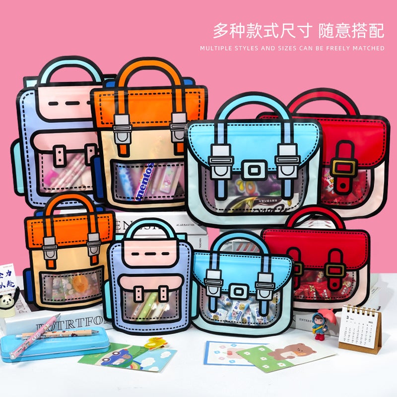 New Year Kindergarten Tote Bag Snack Bag Creative Whole Class Gift Packaging Bag Children'S Sharing Gift Bag - Image 3