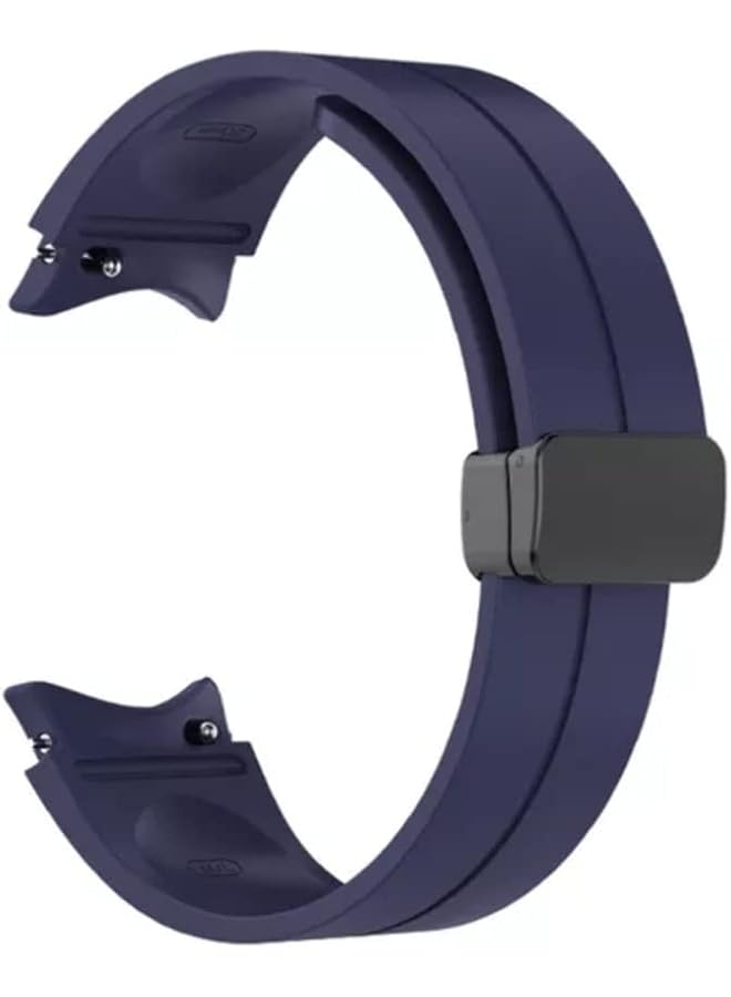 Dado Silicone Strap With Magnetic Folding Buckle Compatible With Samsung Galaxy Watch 5 Pro 45Mm Watch 5 44Mm 40Mm Galaxy Watch 4 Special Strap No Gap Design  - Image 2