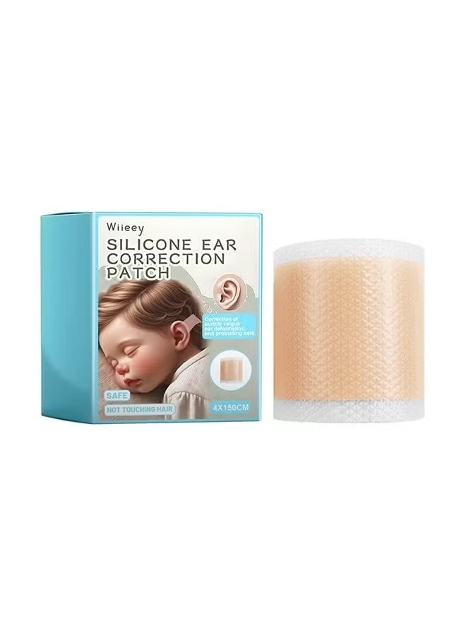 wiieey 1 Pcs Baby Auricle Valgus Patch Ear Aesthetic Correctors Silicone Gel Ear Corrector Tape Waterproof Kids Protruding Ear Patch Stickers Baby Ear Aesthetic Fixation Patch 4x150cm - Image 1