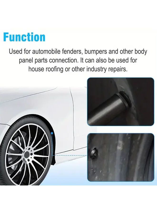 Red And Black 41 Pcs Rivet Adapter Set With 4 Sizes Nylon Blind Rivets Hand Riveter Tool - Image 5