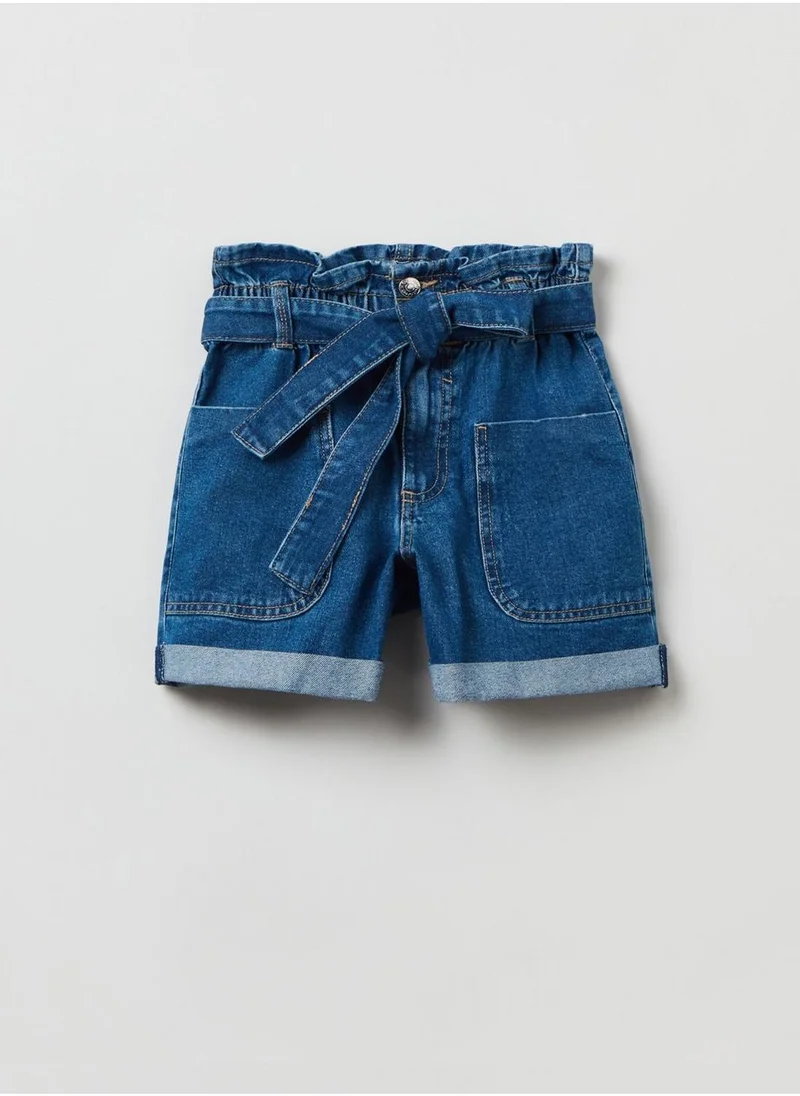 او في اس Youth Denim Shorts