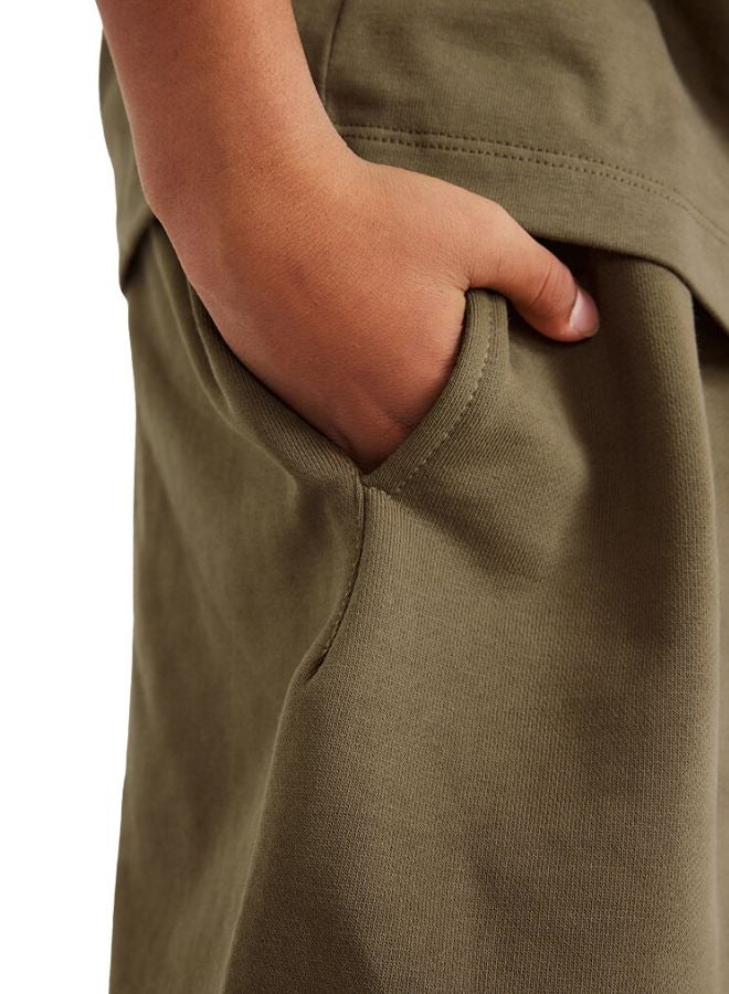 Mei Stylish Kids Unisex Cotton Breathable Plain Summer Casual Shorts - Image 4