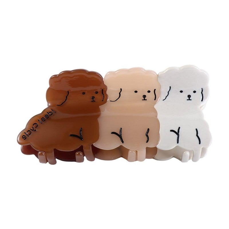 Hair Claw 1PC Creative Acetate Puppy Dog Hair Claw Clips Sweet Animals Hair Clips Women Shark Clip Hairpins Geometric Hairgrips Fashion Headwear