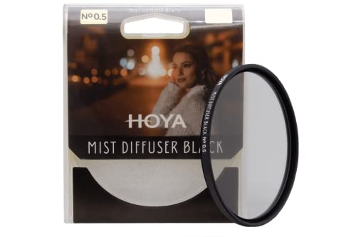 Hoya 67mm Mist Filter Black Diffuser No 05 Black Mist Filter for Camera Lenses Soft Diffusion Effect for Portrait Photography Cinematic Look Reduces Contrast Softens Wrinkles - Image 1