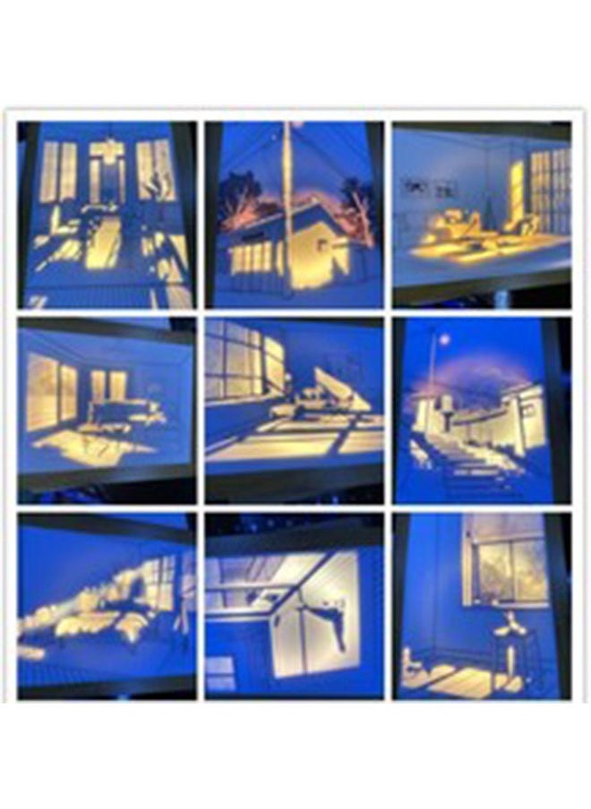 Generic Home office beautiful light painting atmospheric decorative painting simple sunshine painting led light and shadow painting (sunny day)  - Image 3