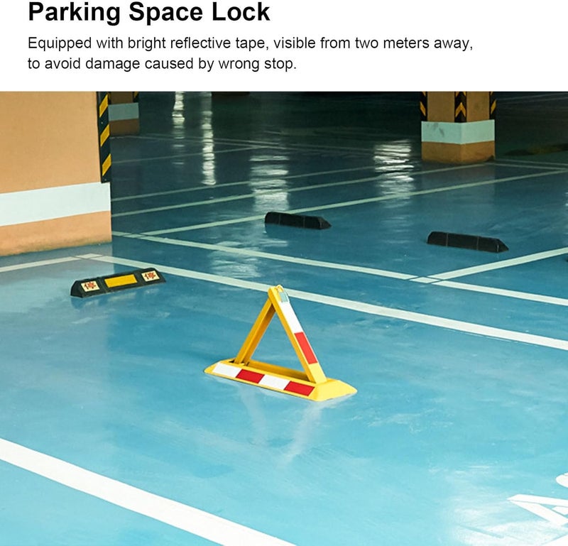 CHICIRIS Triangular Parking Barrier Lock - Durable Cold-Rolled Steel - Image 3