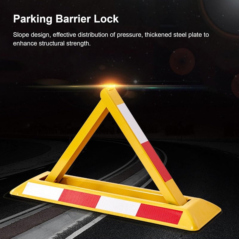 CHICIRIS Triangular Parking Barrier Lock - Durable Cold-Rolled Steel - Image 4