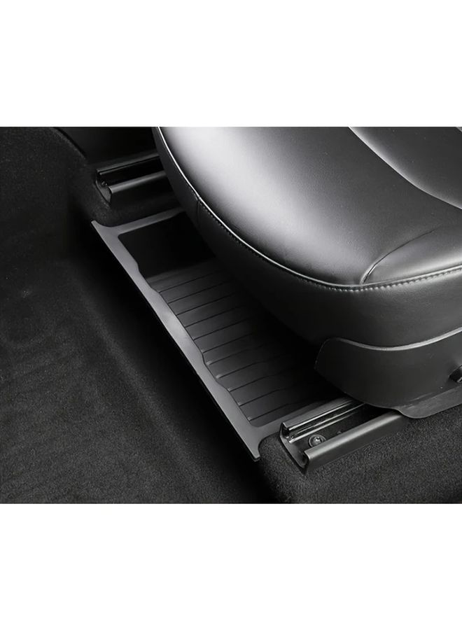 ABS Material Under Seat Storage Box Organizer Compatible With Model Y 2021 2024 Easy Installation Lightweight Sturdy Black - Image 5