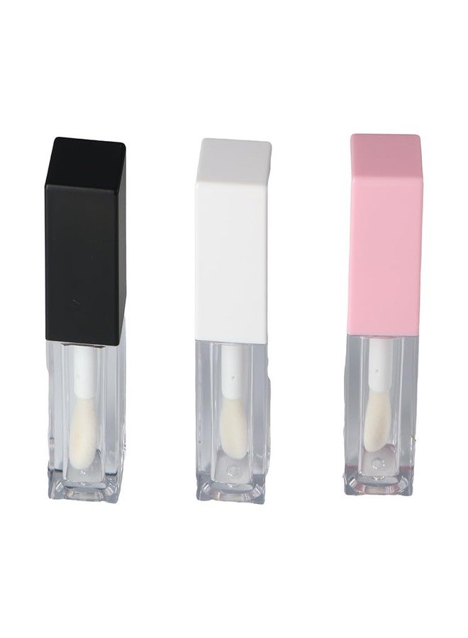 Kopida 3PCS Lip Gloss Containers with Brush, 5ml Empty Lip Gloss Tubes Stoppers Clear Lip Gloss Bottles Refillable Lip Glaze Bottles for DIY Lipgloss - Image 3