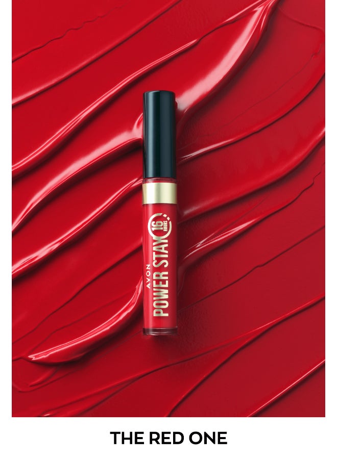 AVON Power Stay Liquid Lip - The Red One 6ml - Image 2