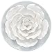 oumeiben Passive Diffuser for Essential Oil-Ceramic Diffuser Non Electric Oil Diffusers for Small Mini Room, Desk Decorative, Bathroom (White Hibiscus) - Image 2