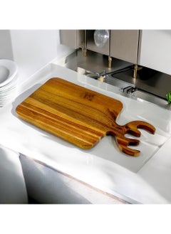 Acacia Wood Cutting Board with Deer Handle - Stylish Kitchen Accessory for Chopping, Serving, and Food Prep, 35x15x1.5 cm - pzsku/ZBE3DC391EFD741C7A616Z/45/_/1733597740/725ce675-1c01-4987-b4f6-a010e4f1aa51