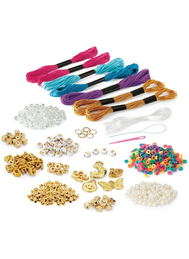 Shimmer N Sparkle - Cra-Z-Art Shimmer 'N Sparkle Sparkling A to Z Fashion Bracelets Making Kit - Image 1