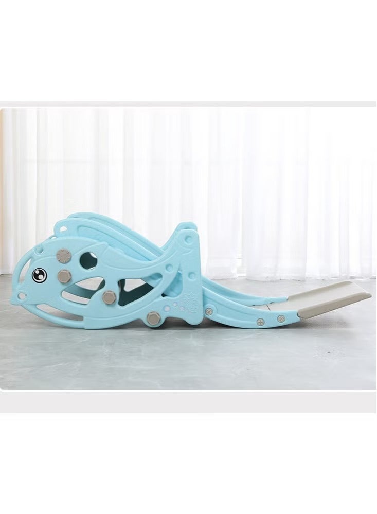 فول جوي زحليقة علي شكل دولفين قابلة للطي مع كرة سلة - Image 2