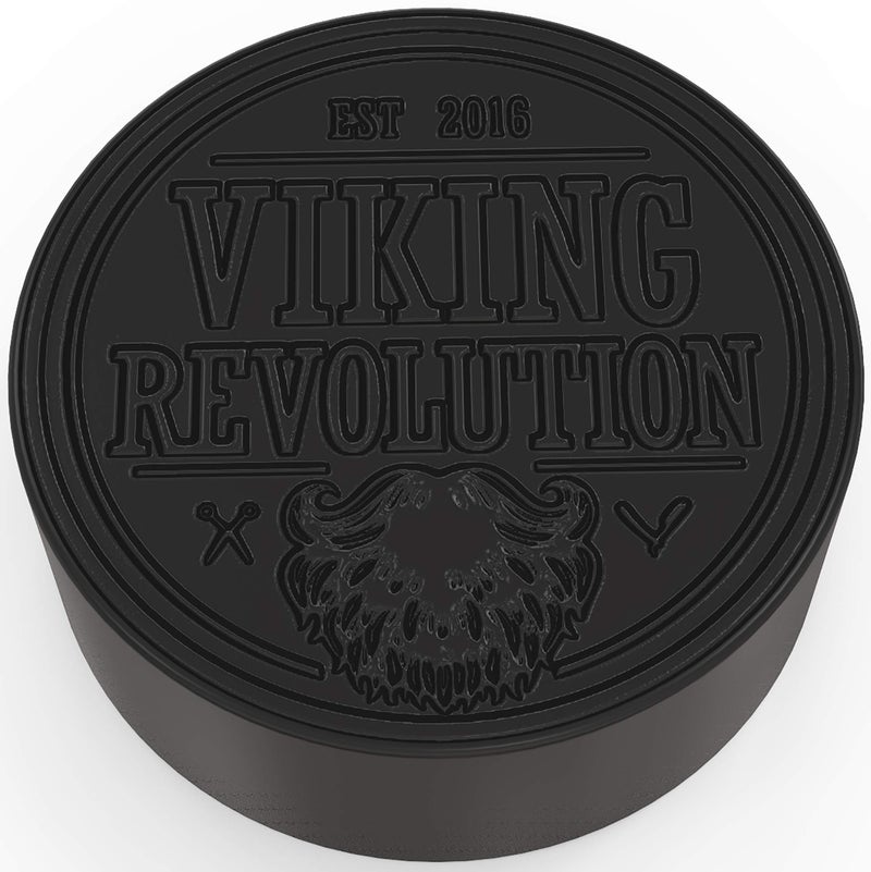 Viking Revolution Skin Cleaning Agent Activated Charcoal Soap for Men w/Dead Sea Mud, Body and Face, Cleanser,Cleansing Blackheads - Peppermint & Eucalyptus Scent 6 Oz (Pack of 1) - Image 2