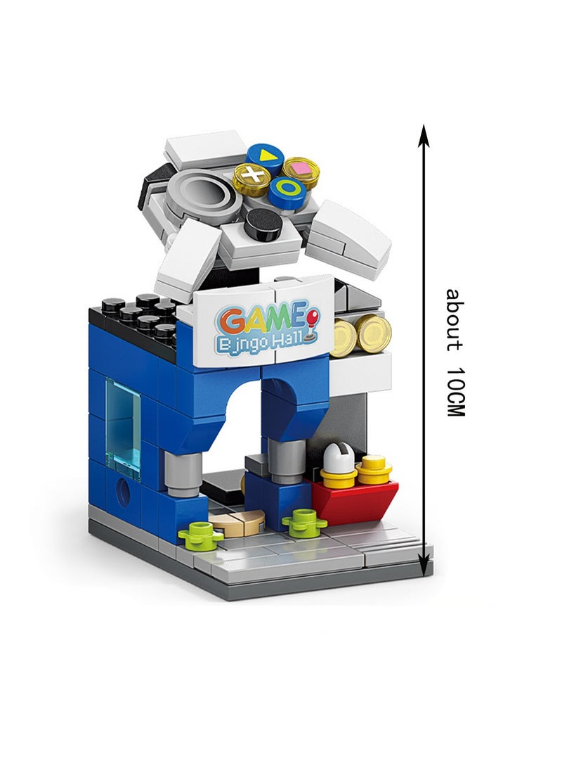 Game Room 115pcs Street View Series Building Block Assembly Kit Game And Engineering Toys, Home Decoration, Building Model Creative Gift  - Image 2