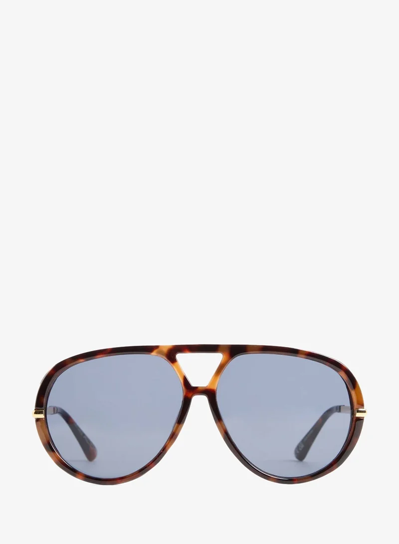 ELIIANA Solid Full Rim Aviator Sunglasses