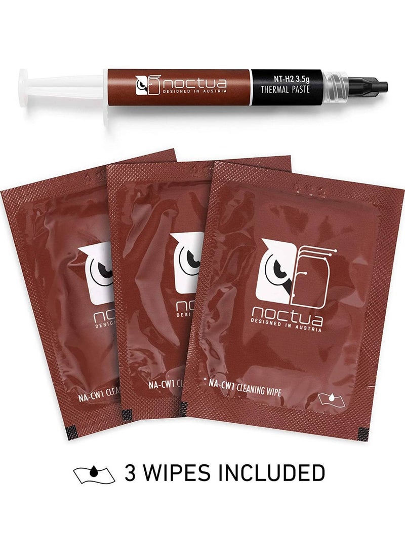 NOCTUA NT-H2 3.5G, Pro-Grade Thermal Compound Paste Incl. 3 Cleaning Wipes for Desktop PC (3.5G) - Image 3