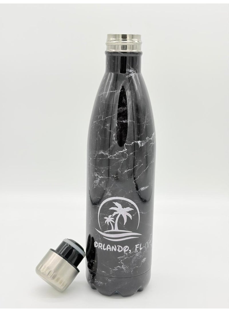 OGS Stainless Steel Insulated Water BottleStainless Steel Insulated Water Bottle - Keeps Drinks Cold for 24 Hours and Hot for 12 Hours - Elegant, Leak-Proof, 750ml - Image 2