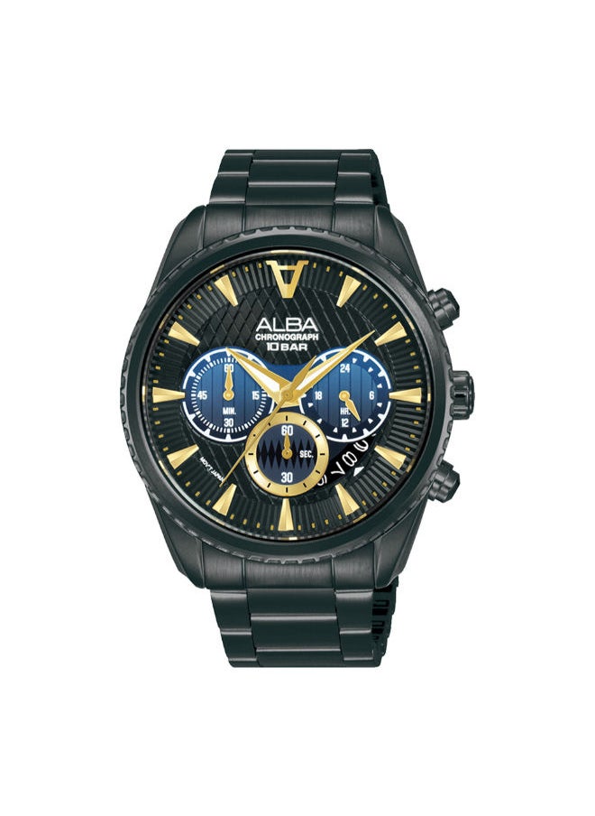 Alba Stainless steel Chronograph Wrist Watch AT3J09X1 