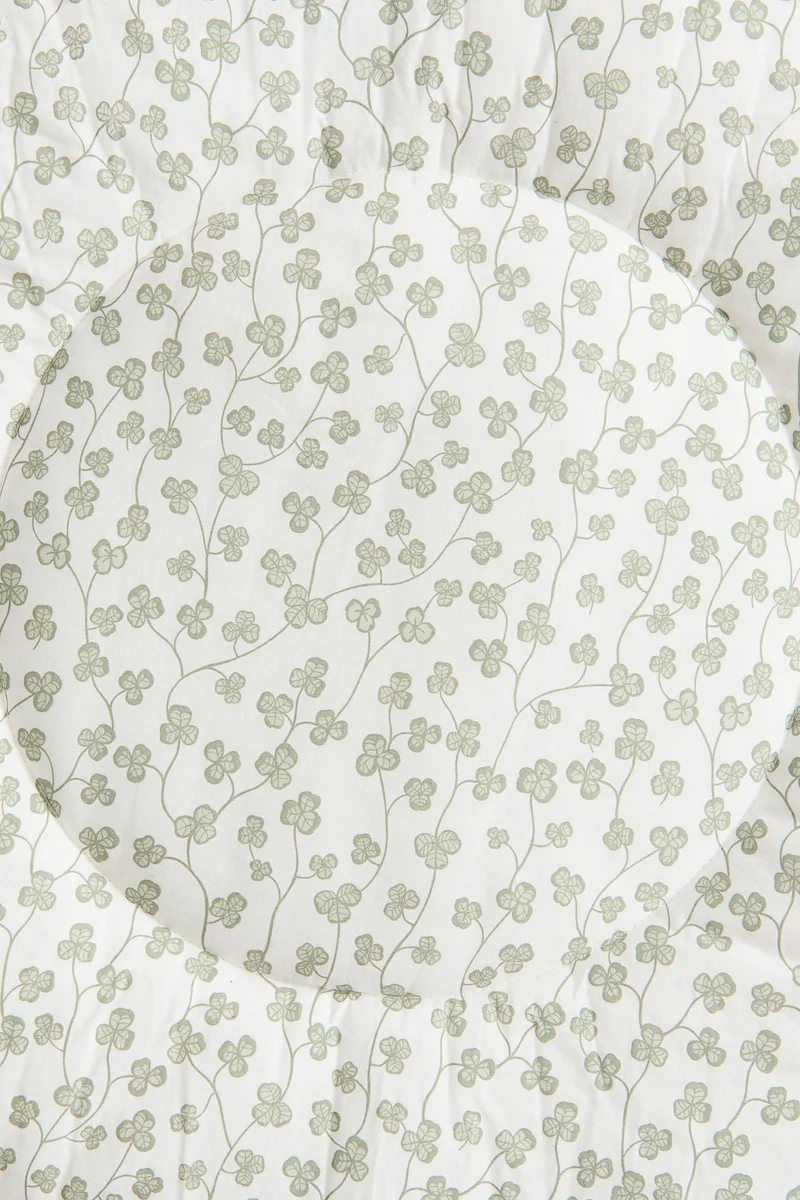 اتش اند ام مفرش رضع منقوش من القطن