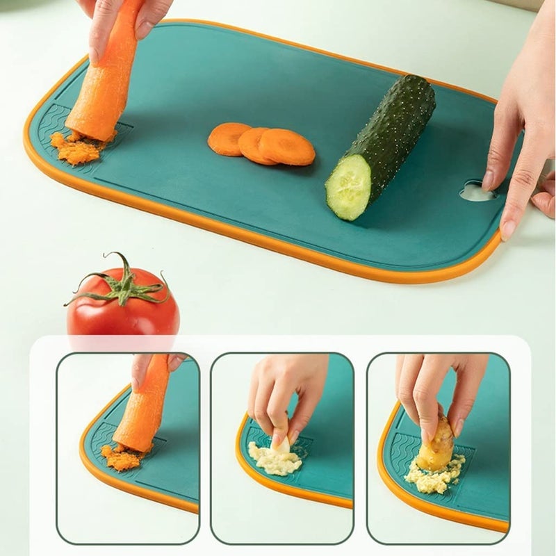Whixant Kitchen Chopping Board DoubleSided NonSlip Thickened Plastic Cutting Board Sticky Board for Cutting Fruit Vegetable Kitchen Countertop Protector - Image 4