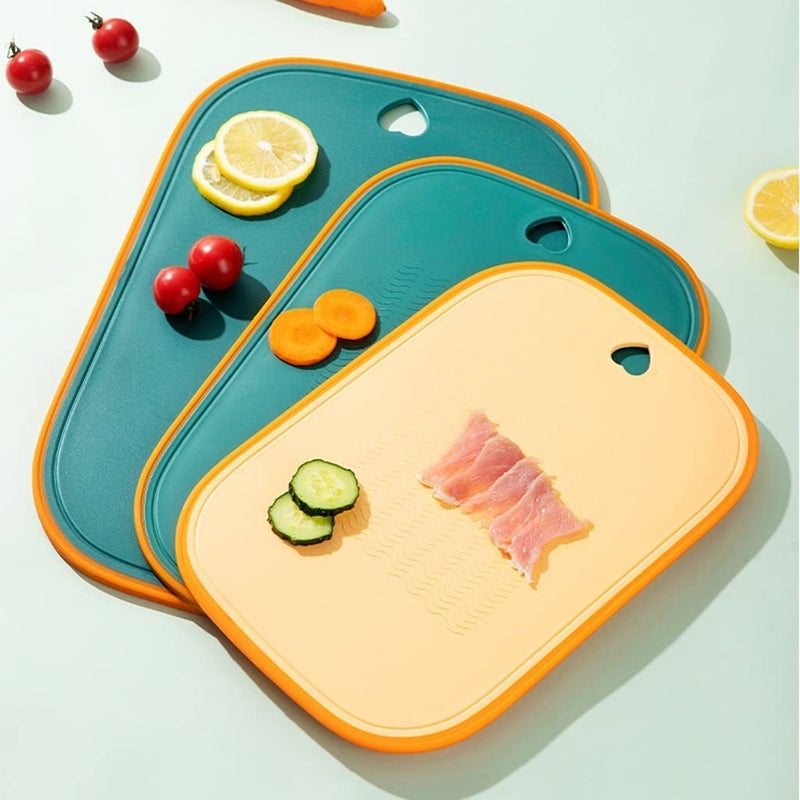 Whixant Kitchen Chopping Board DoubleSided NonSlip Thickened Plastic Cutting Board Sticky Board for Cutting Fruit Vegetable Kitchen Countertop Protector - Image 5