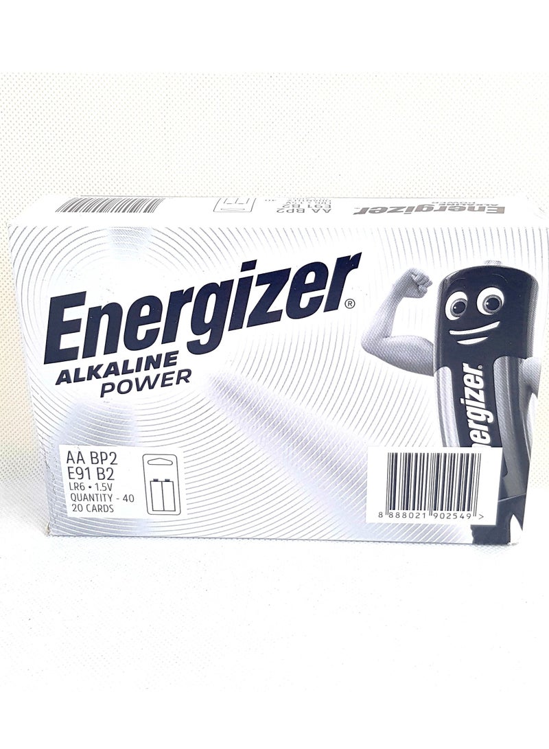 Energizer 40-Piece AA Alkaline Size Battery - Image 2