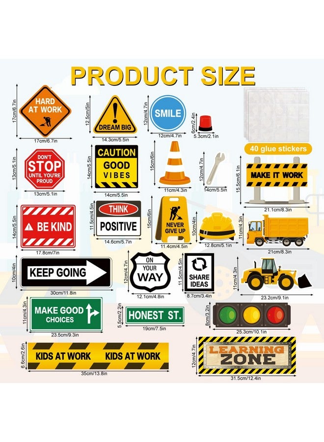 وولاين 47 قطعة من ديكورات لوحة الإعلانات الإنشائية، لافتات تحفيزية، قواعد إيجابية، قصاصات منطقة التعلم، ديكورات الفصول الدراسية الإنشائية للعودة إلى المدرسة، ديكور فني جداري للمدرسة - Image 2