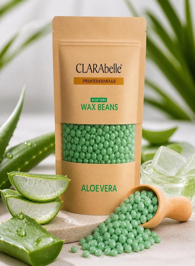 CLARABELLE PROFESSIONALS Unisex Adult Hair Removal Brazilian Hard Wax Beans For Face, Eyebrow, Back, Chest, Bikini Areas, Legs, Arms and Beards (100 GM, Aloe Vera + Rose Pink) - Image 4